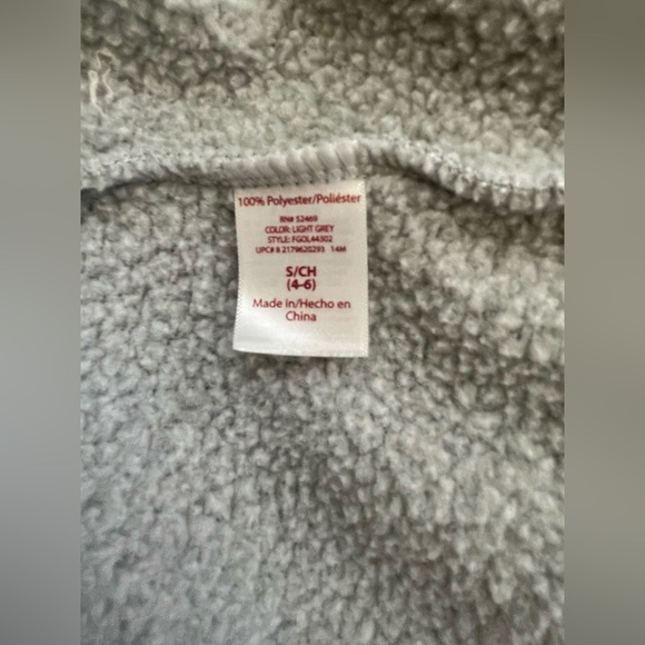 Faded Glory size Small ladies zip up cardigan sweat top gray - Picture 9 of 11